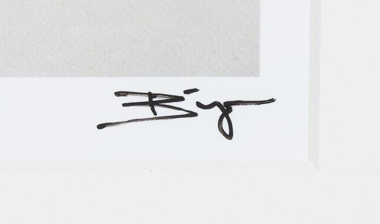Bingo Rimér, pigment print, signerat 6/15.