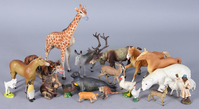 PARTI ELASTOLINFIGURER, 21 st, 1900-tal.