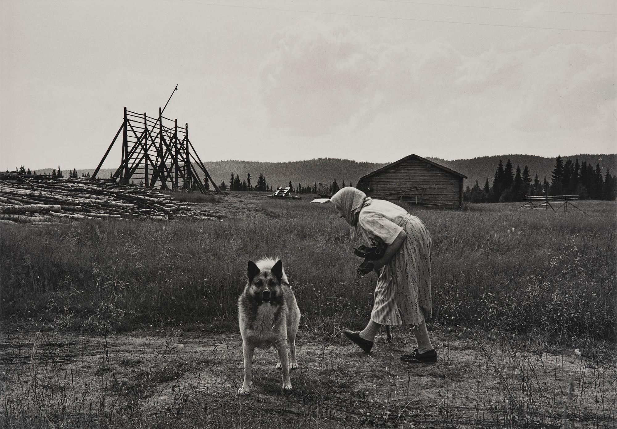 Sune Jonsson, "Änkefru Olga Gavelin, Aronsjö, Vilhelmina", 1961.
