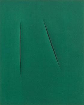 Lucio Fontana, Concetto Spaziale ur XX:e siècle nr 12 1959.