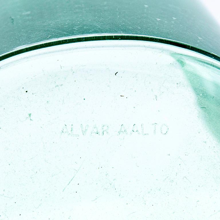 Alvar Aalto,  vas  modell 3030, Iittala etsad signering.