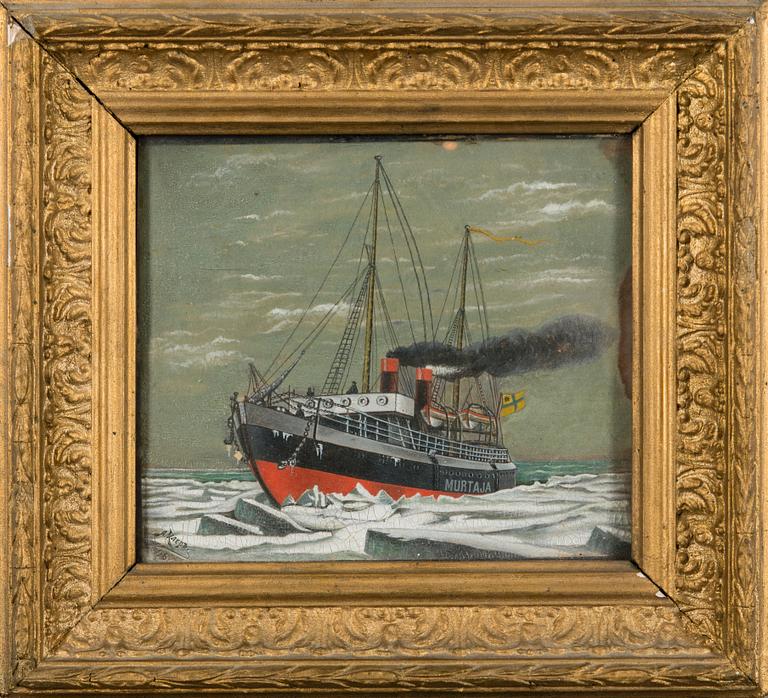A. KLER, "Murtaja", gouache, signed A. Kler 96, Russia.