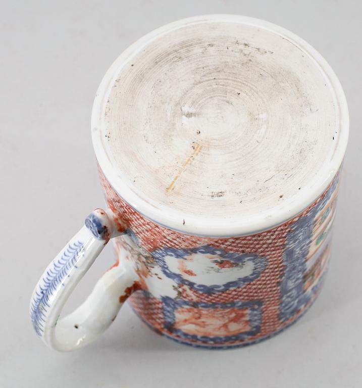 MUGG, porslin, Kina, Qianlong 1736-1795.