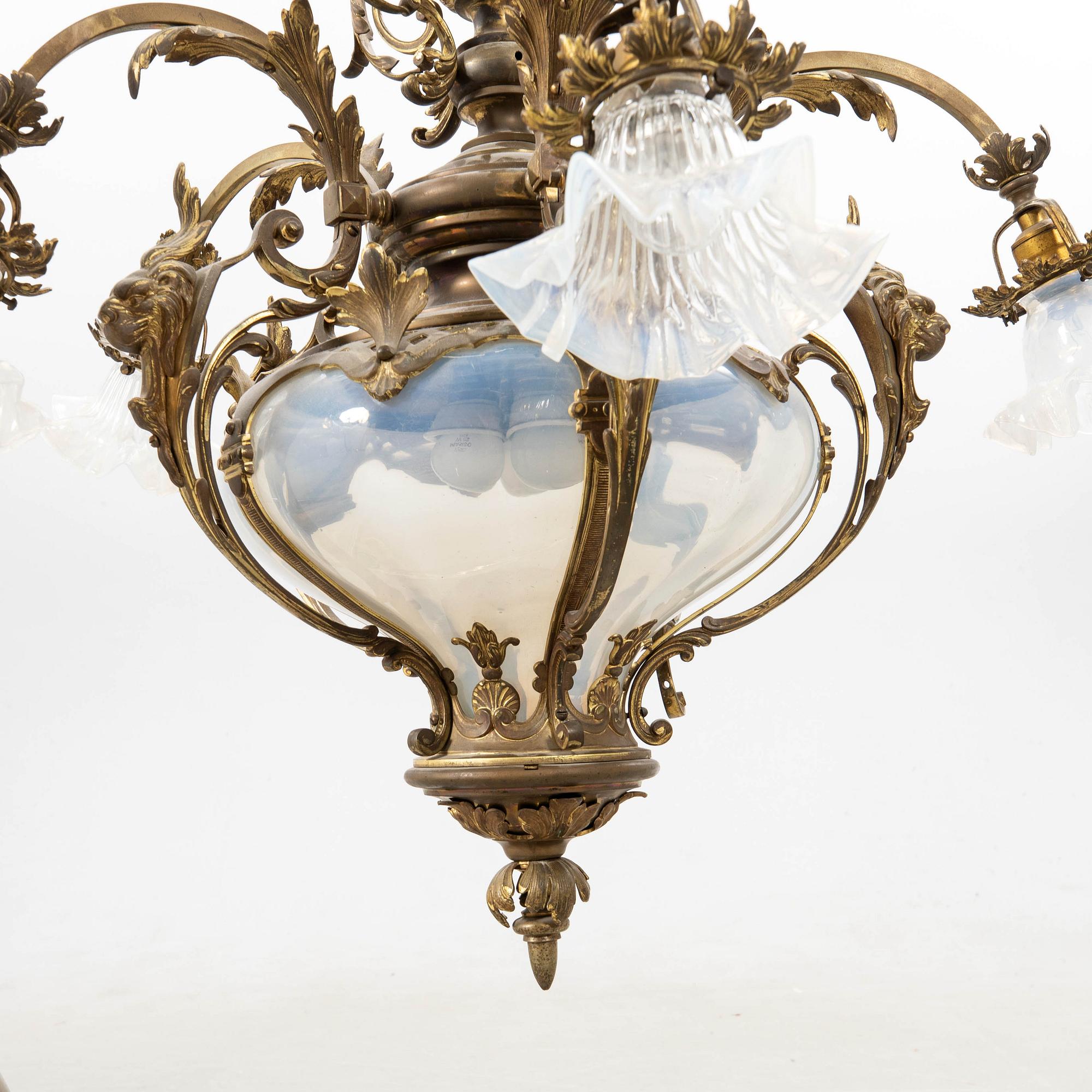 Ceiling lamp Neo-Rococo circa 1900.