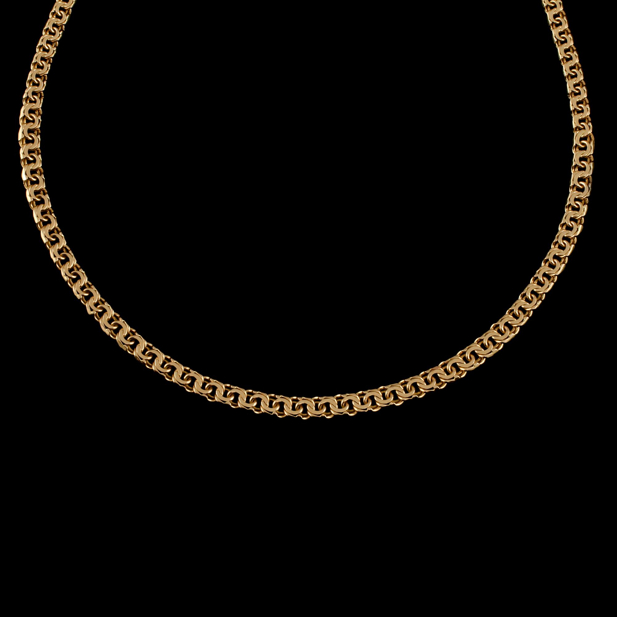 HALSKEDJA, 18k guld, importstämplad, 1931. Vikt 15 g.