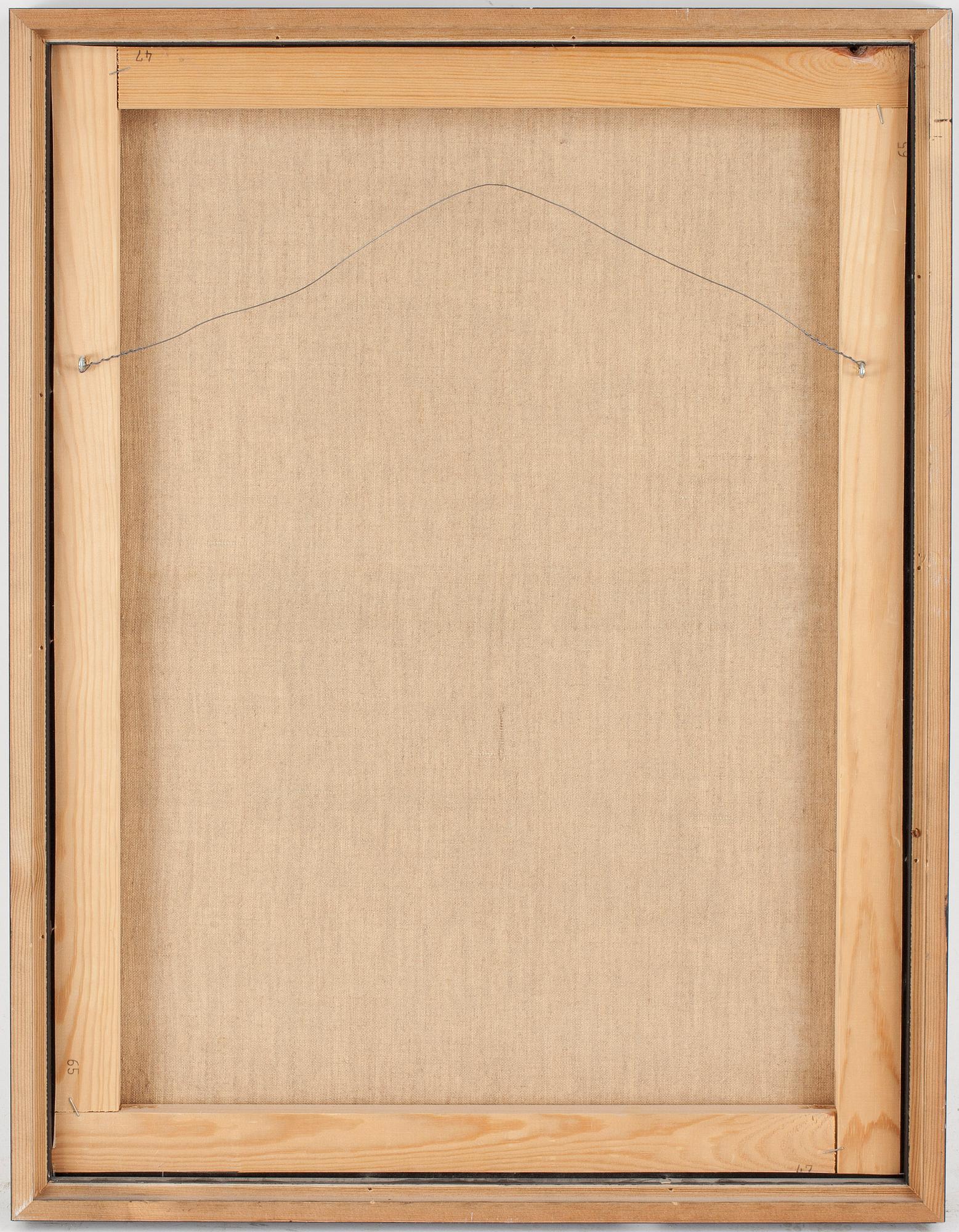 MADELEINE PYK, olja på duk, sign.