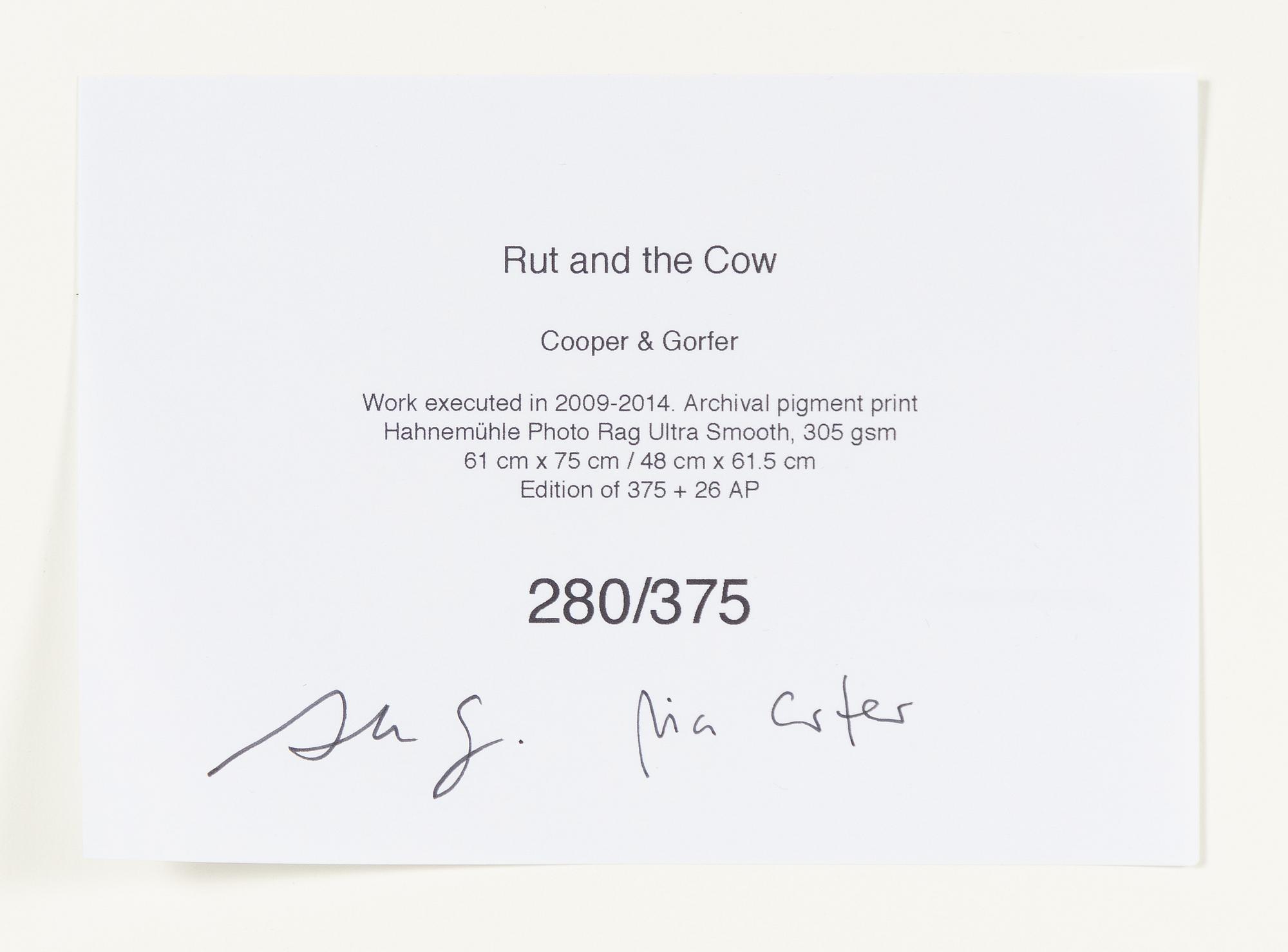 Cooper & Gorfer, "Rut and the Cow".