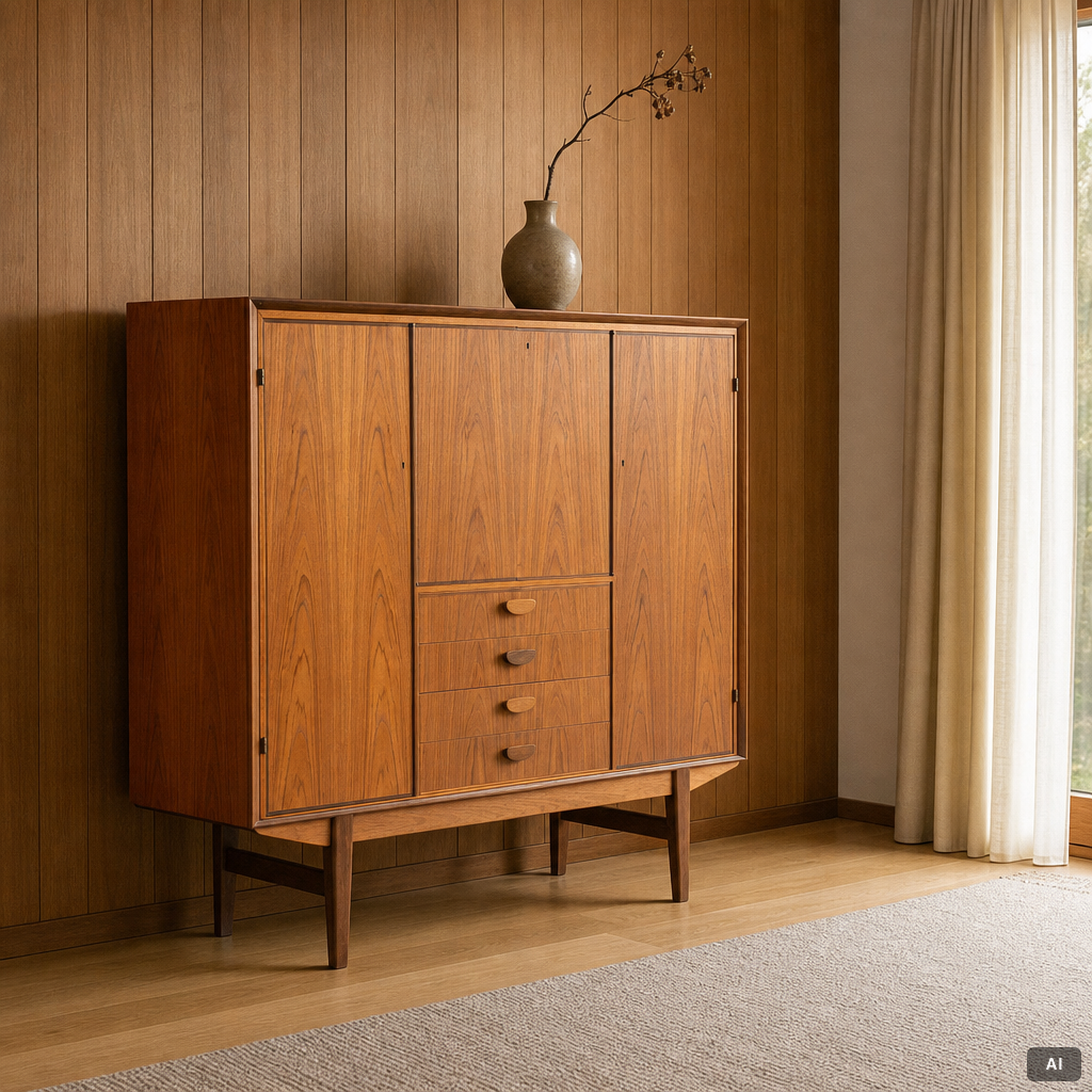 Sideboard, mid-20th century. Svenska Möbelfabrikerna (184).