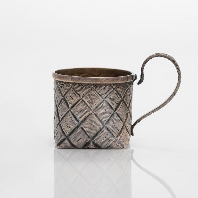 A silver charka, St. Petersburg 1890.