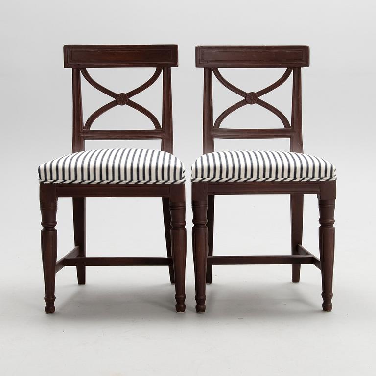 TUOLEJA 6 KPL, myöhäiskustavilaiset, 1800-luvun alku.