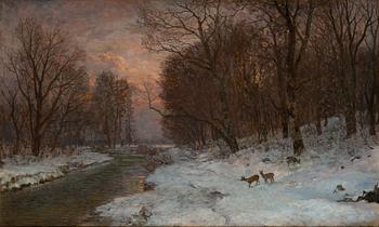 Anders Andersen-Lundby, oil on canvas, signed.