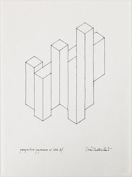 OSCAR REUTERSVÄRD, 10 ink drawings, signed.