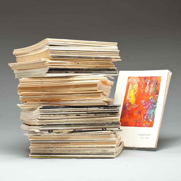 TIDSKRIFTER "Paletten" mm. ca 110 exemplar.