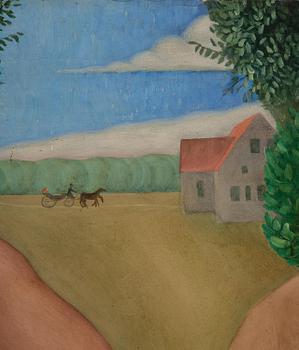 Mats Mason, Bathers by the swan pond.