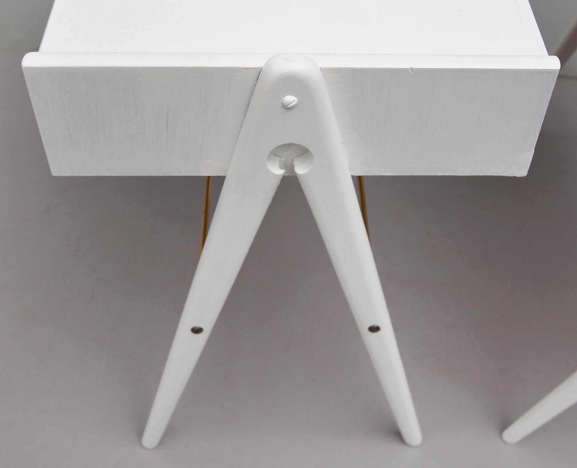 SÄNGBORD, 1 par, 1950-tal.