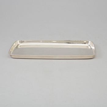 A silver tray by Åke Strömdahl, Stockholm 1962.