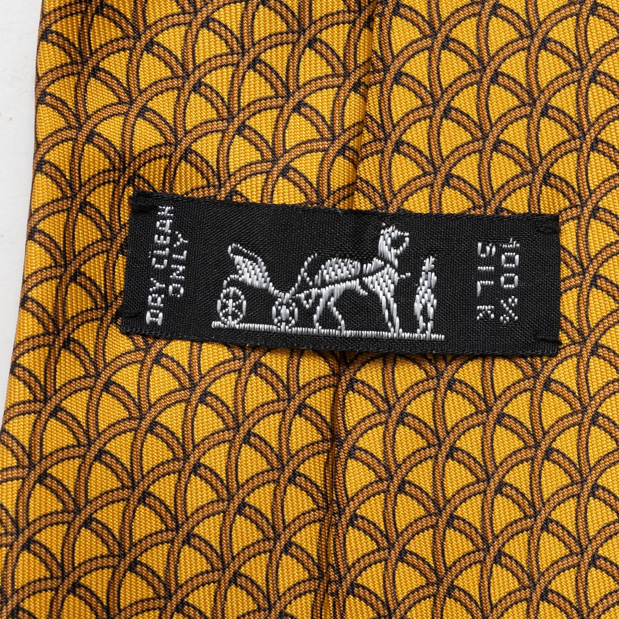 Hermès, slipsar, tre st.