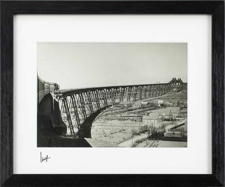 ÅKE LANGE, gelatin silver fotografi, vintage, utan titel, 1950-tal, signerat med estatestämpel.