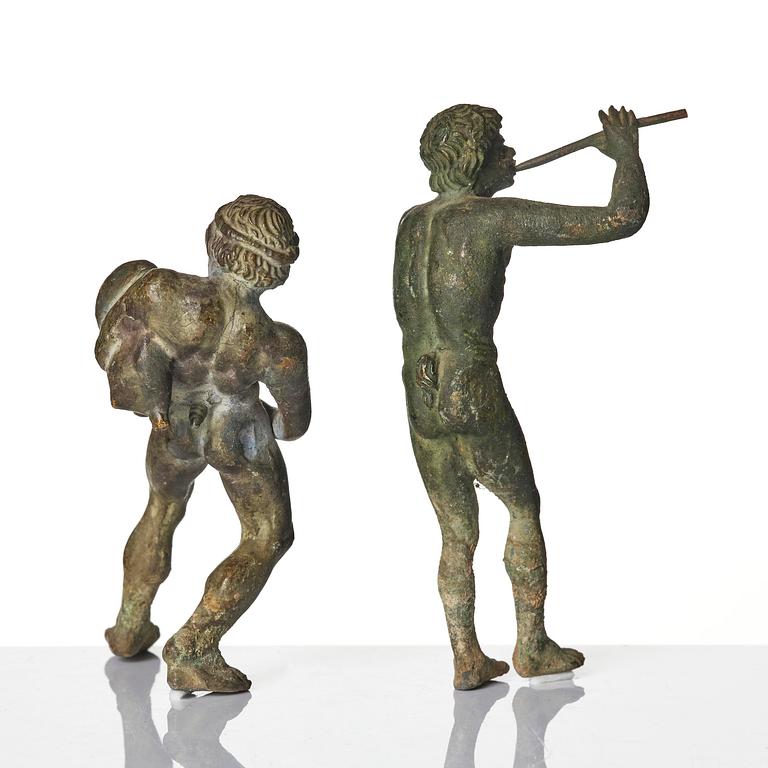 Grand Tour souvenirs, nine pieces, Italy, 19th century.
