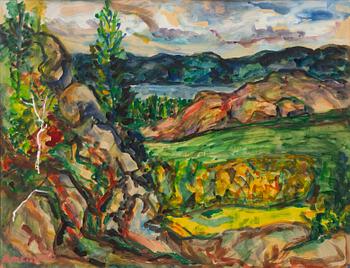Albin Amelin, Landscape.
