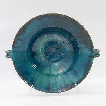 Alfred William Finch, Serving bowl, ceramic, "Iris", Finland, first half of the 20th century.