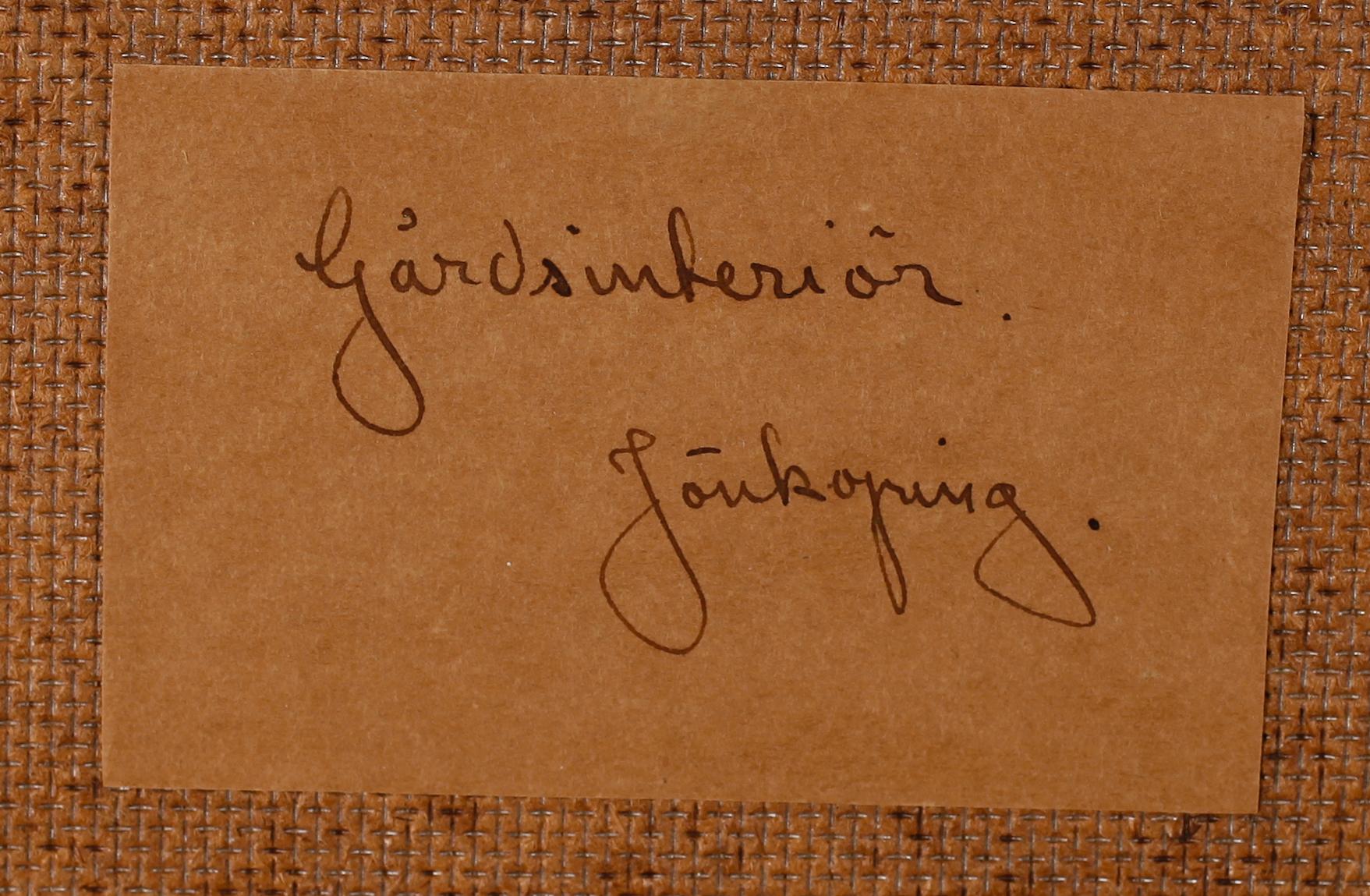 STIG JONZON, olja på duk, sign och dat 1945.