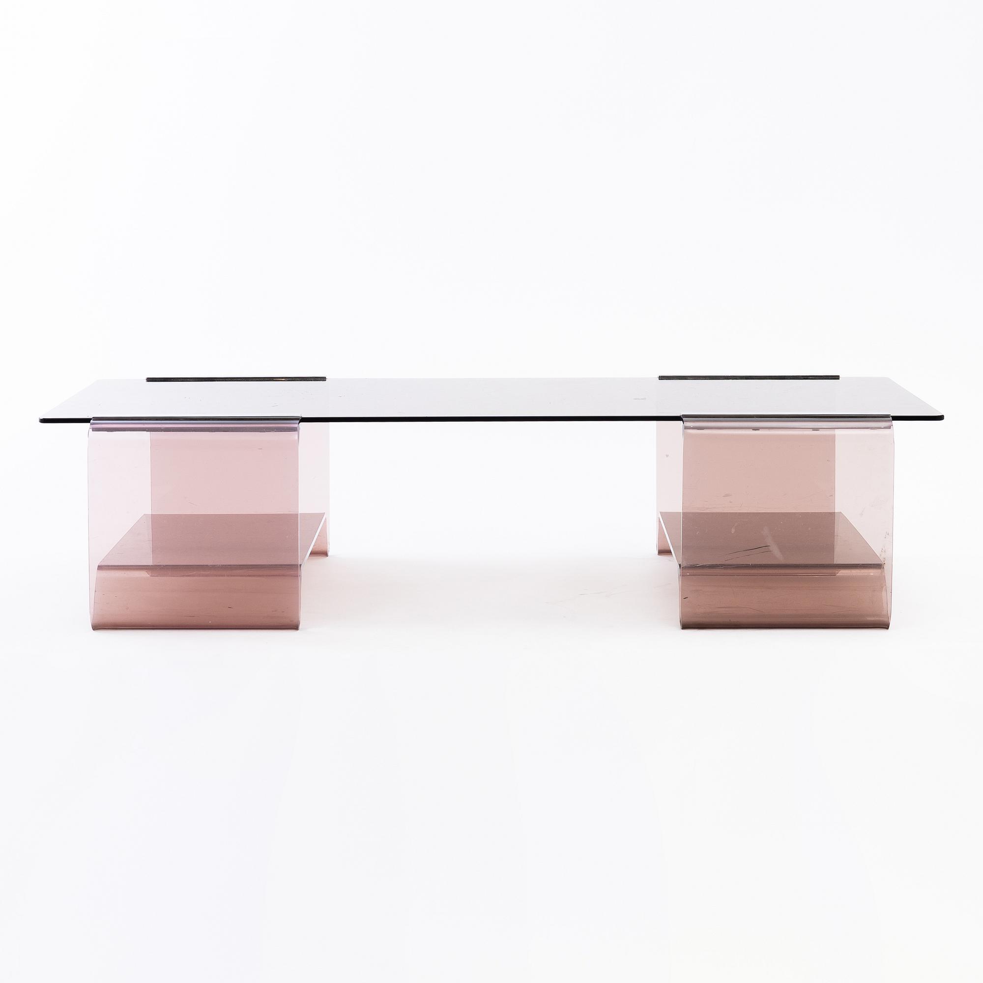 Michel Dumas, soffbord, Roche Bobois, Frankrike, 1970-tal.