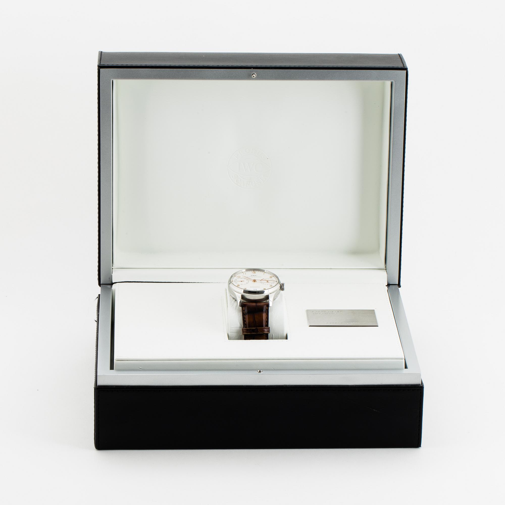 IWC, Schaffhausen, Portuguese, wristwatch, 42 mm.