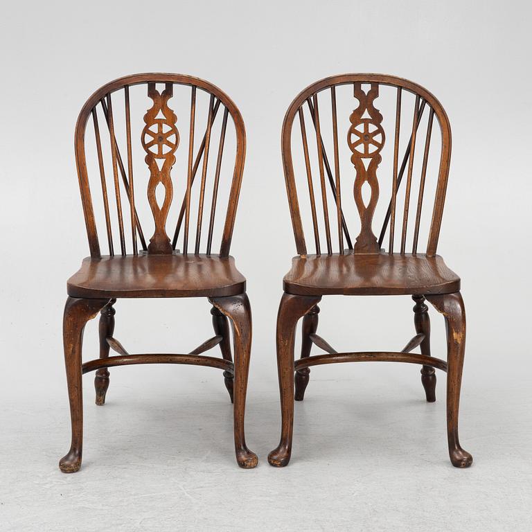 A set of seven chairs, Glenister, England, first half of the 20th Century.