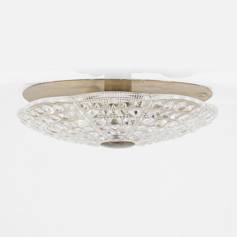 Carl Fagerlund, a glass ceiling light, Orrefors.