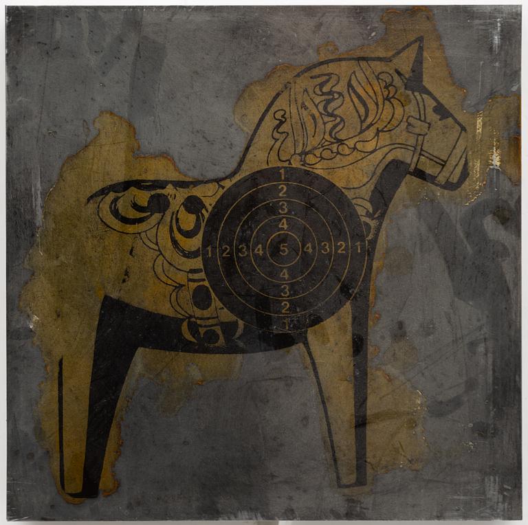 Peter Johansson, "The final solution to the problem of sculpture", polyptyk, 16 delar.