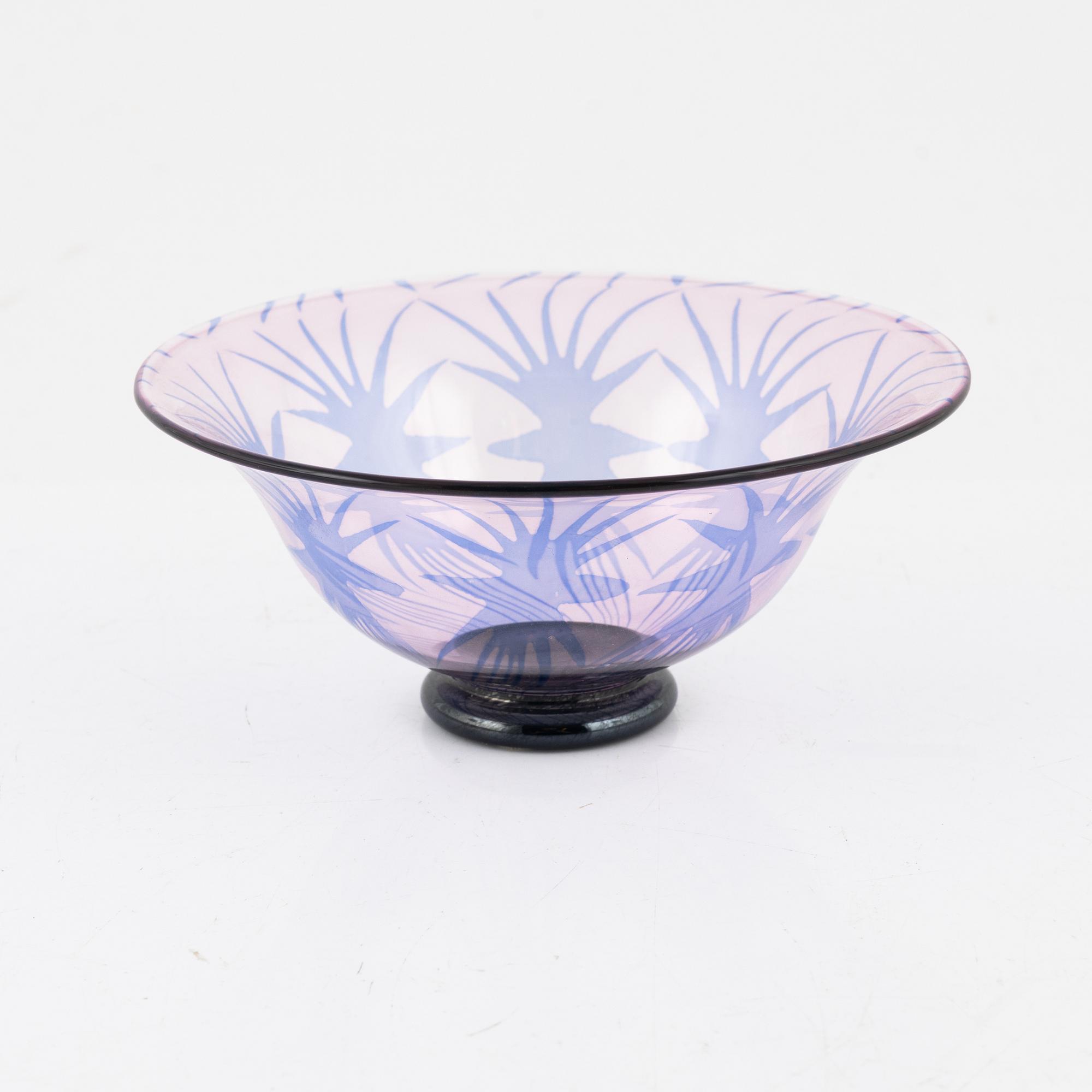 Eva Englund, a graal bowl, Orrefors, 1979.