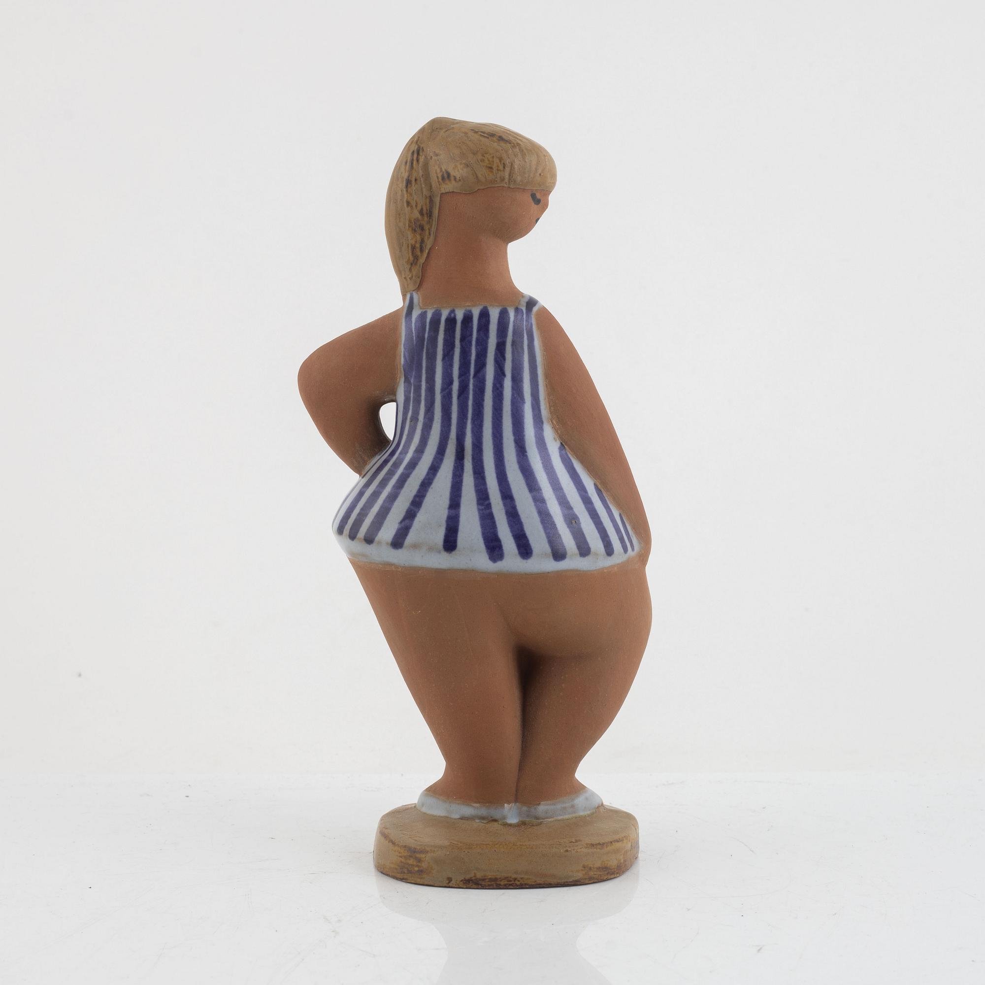 Lisa Larson, a 'Dora' figurine from the series 'ABC-flickorna', Gustavsberg.