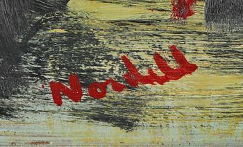 ESKIL NORDELL, olja på pannå, signerad.