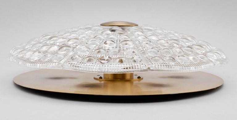 TAKPLAFOND, glas, Carl Fagerlund, Orrefors, 1900-talets andra hälft. Höjd ca 15 cm.