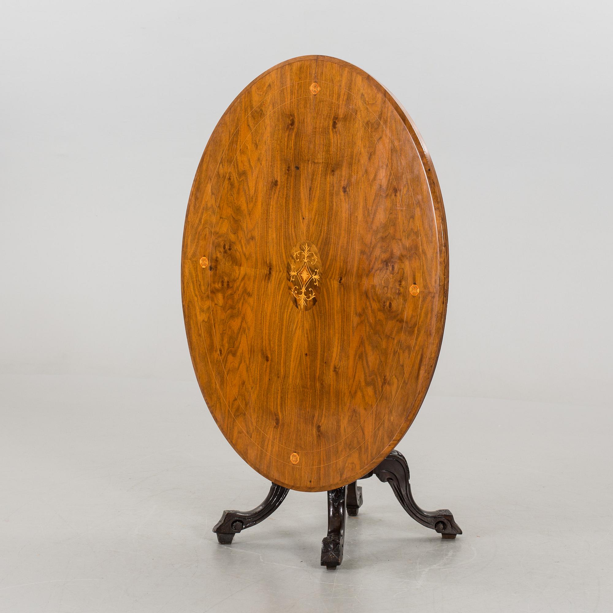 A VICTORIAN BREAKFAST TABLE late 19th century.