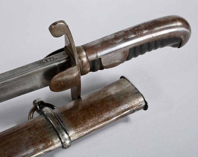 SABEL, m/1808, för artilleriregementena.