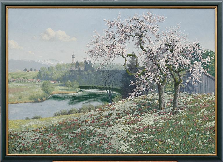 PHILIP GRAF, olja på duk, signerad.