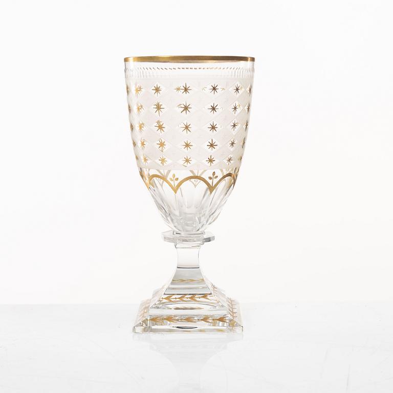 A 9-piece 'Odelberg' glass service, Kosta.