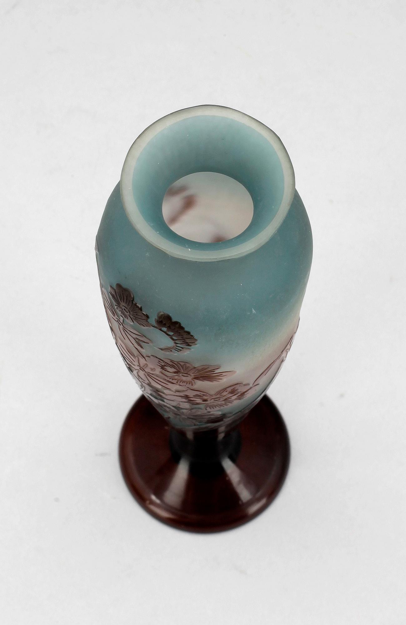 VAS, glas. Emile Gallé, Frankrike, jugend, 1900-talets början.