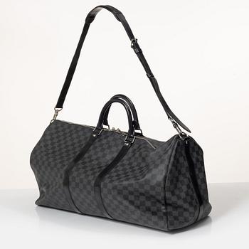 Louis Vuitton, weekend bag "Keepall 55 Bandoulière", 2017.
