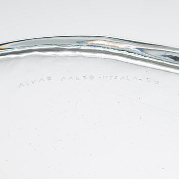 Alvar Aalto, a '3900' plate signed Alvar Aalto Iittala -56.