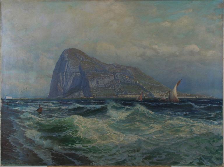 BARTH, CARL WILHELM. Olja på duk, sign o dat 1899.