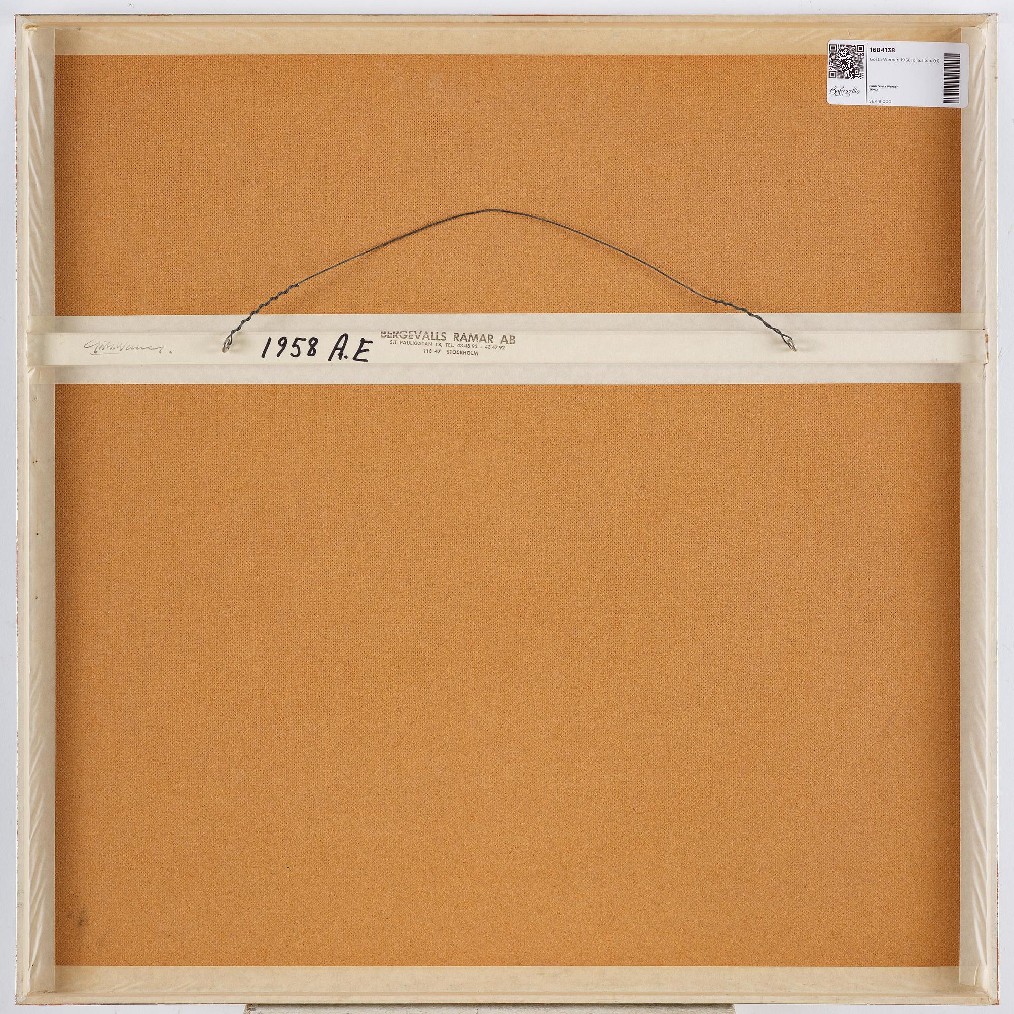 Gösta Werner, Untitled.