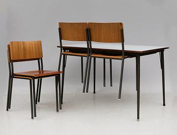 BORD OCH STOLAR, 4 st, 1900-talets mitt.