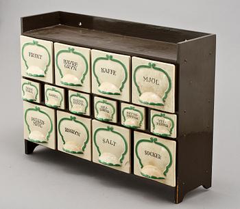 KRYDDHYLLA, flintgods, "Pyro",Wilhelm Kåge, Gustavsberg.