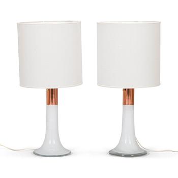 Lisa Johansson-Pape, a set of two 1960s table lamps, '46-017' for Stockmann Orno, Finland.