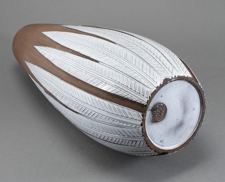 GOLVVAS, stengods, "Paprika", Anna-Lisa Thomson, Upsala Ekeby, i produktion 1951-1969.