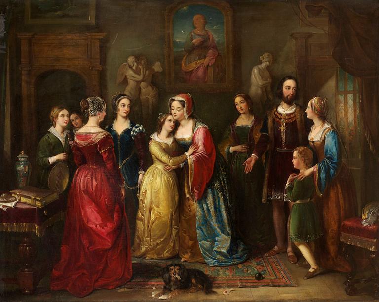 Ambrosini Jerôme, Drottning Mary av Skottland möter Marie.