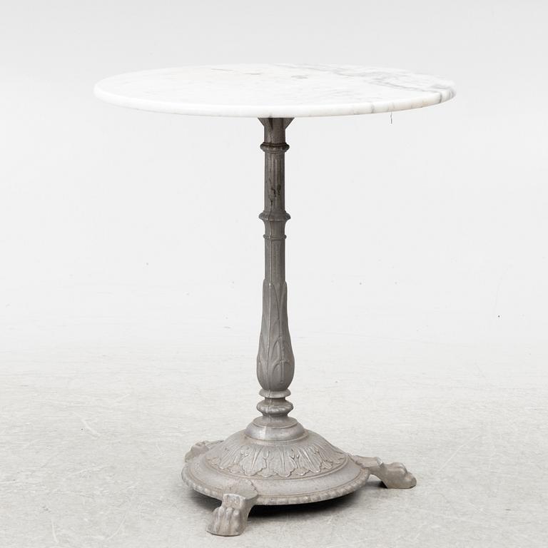 A café table, Byarums Bruk, Vaggeryd, contemporary production.